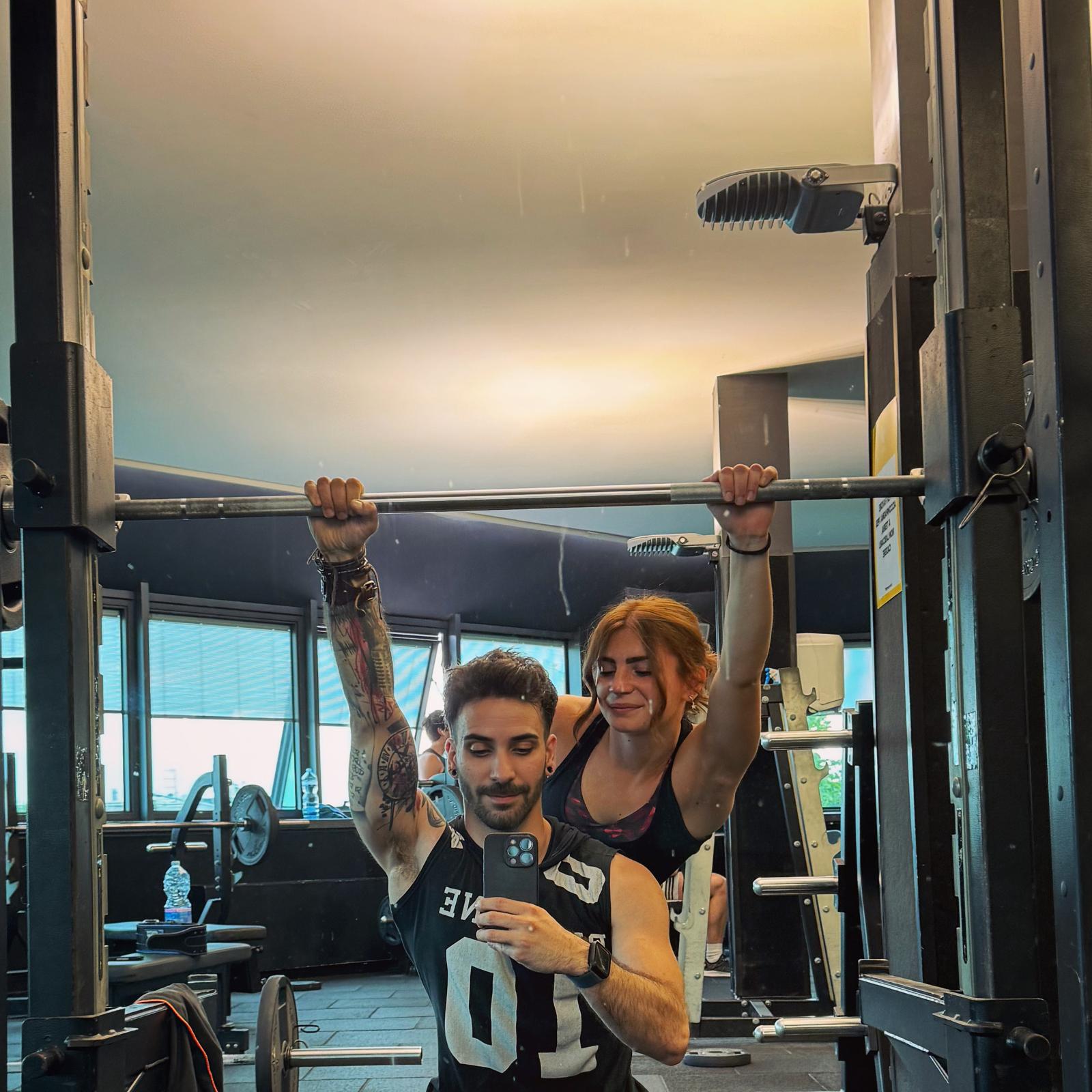 Matteo Campagna in palestra