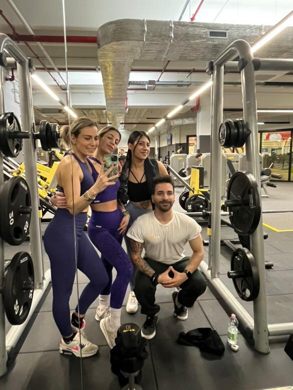 Il gruppo in allenamento