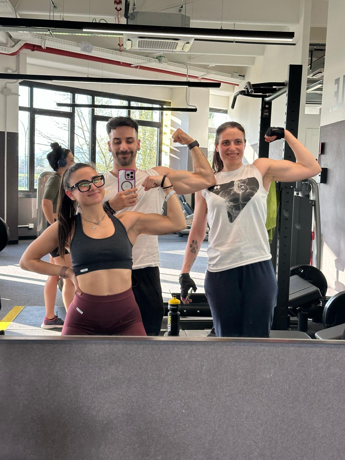 Sessione di allenamento in palestra